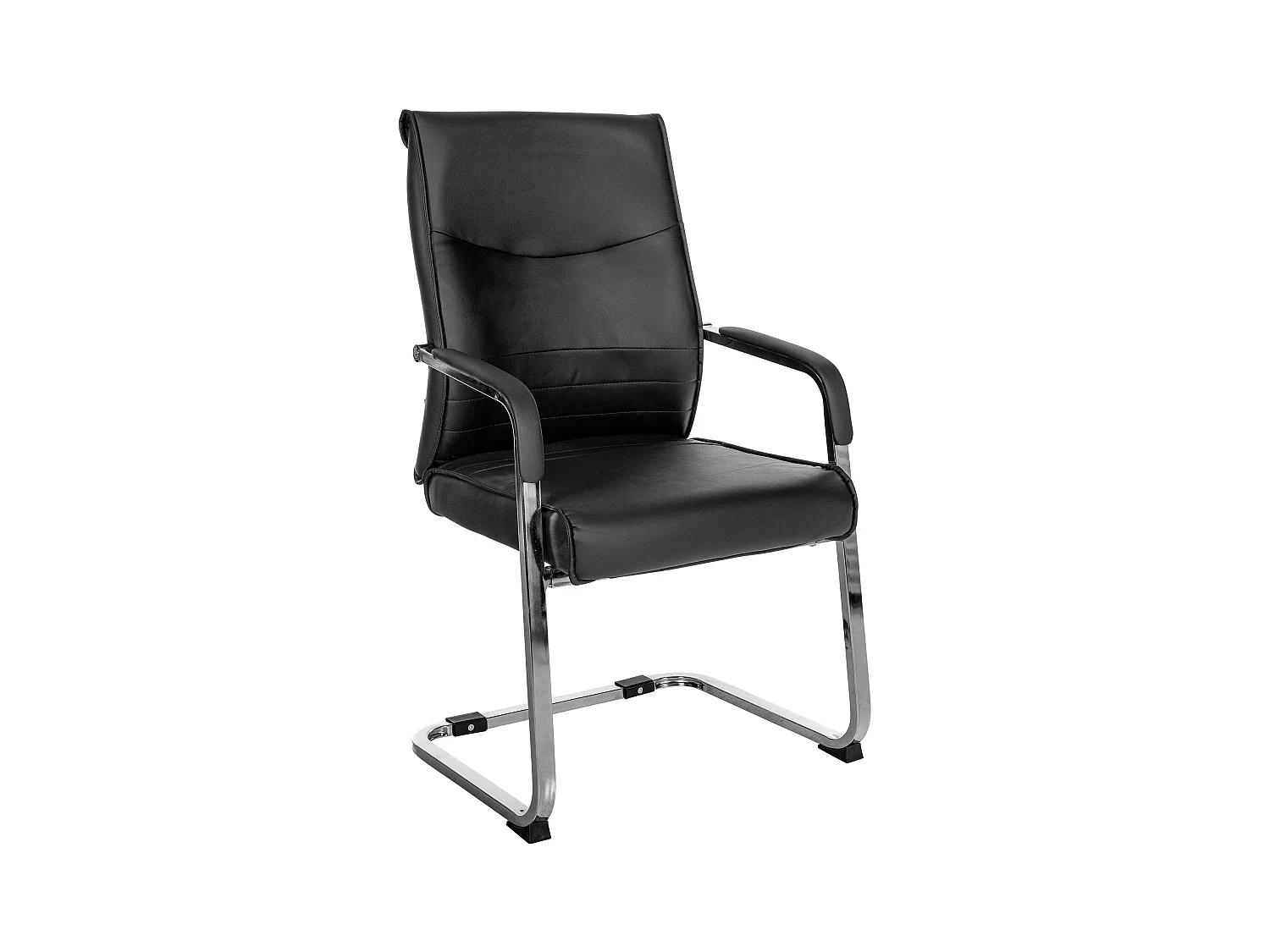 chaises oscillantes - Similicuir - Noir - Hobart