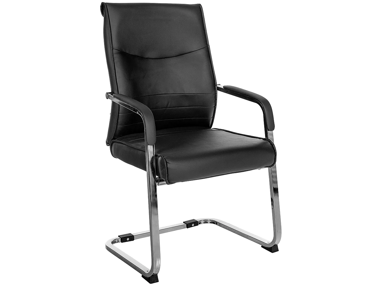 chaises oscillantes - Similicuir - Noir - Hobart