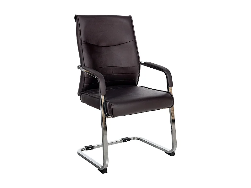 chaises oscillantes - Similicuir - Marron - Hobart