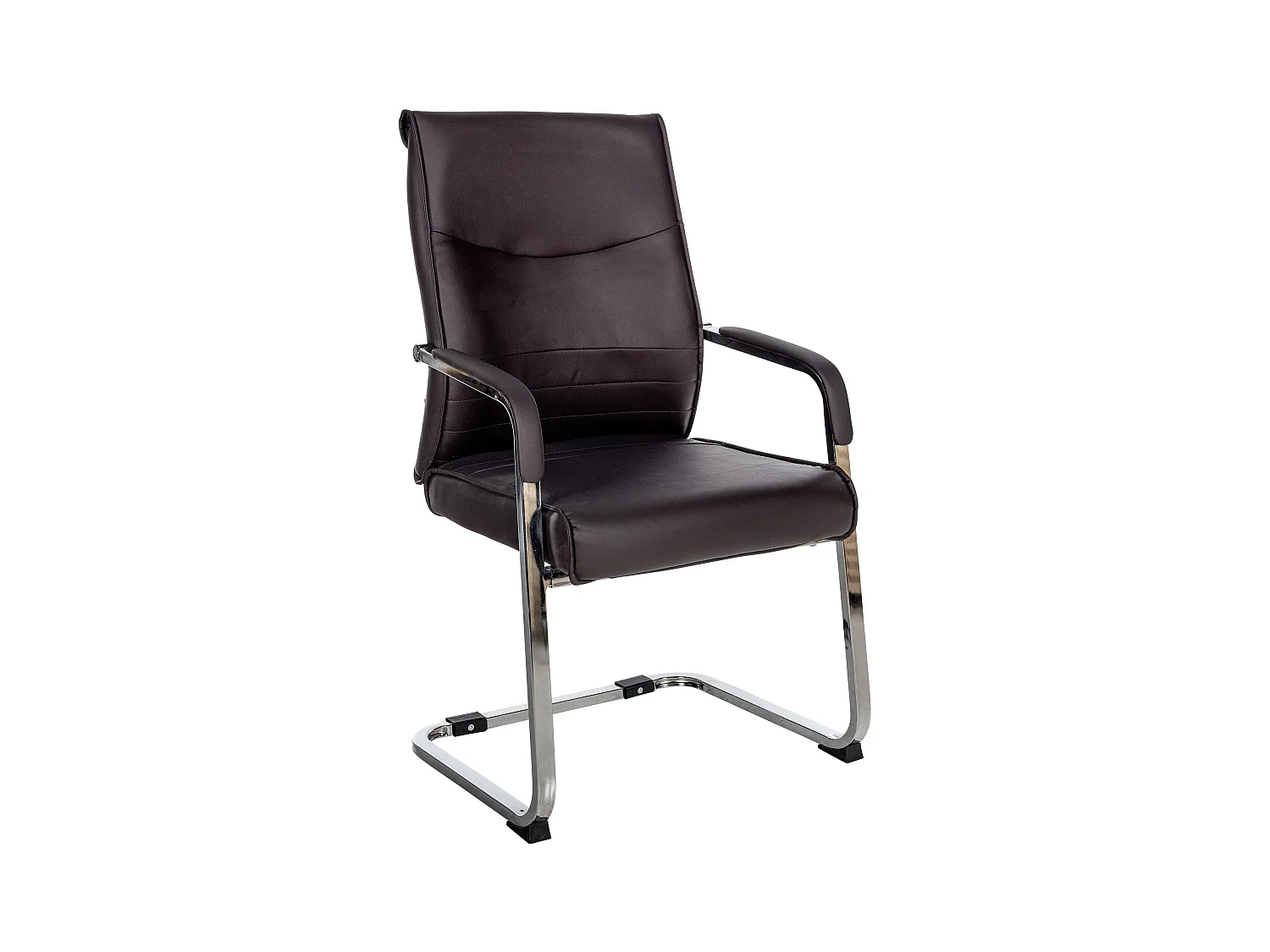chaises oscillantes - Similicuir - Marron - Hobart