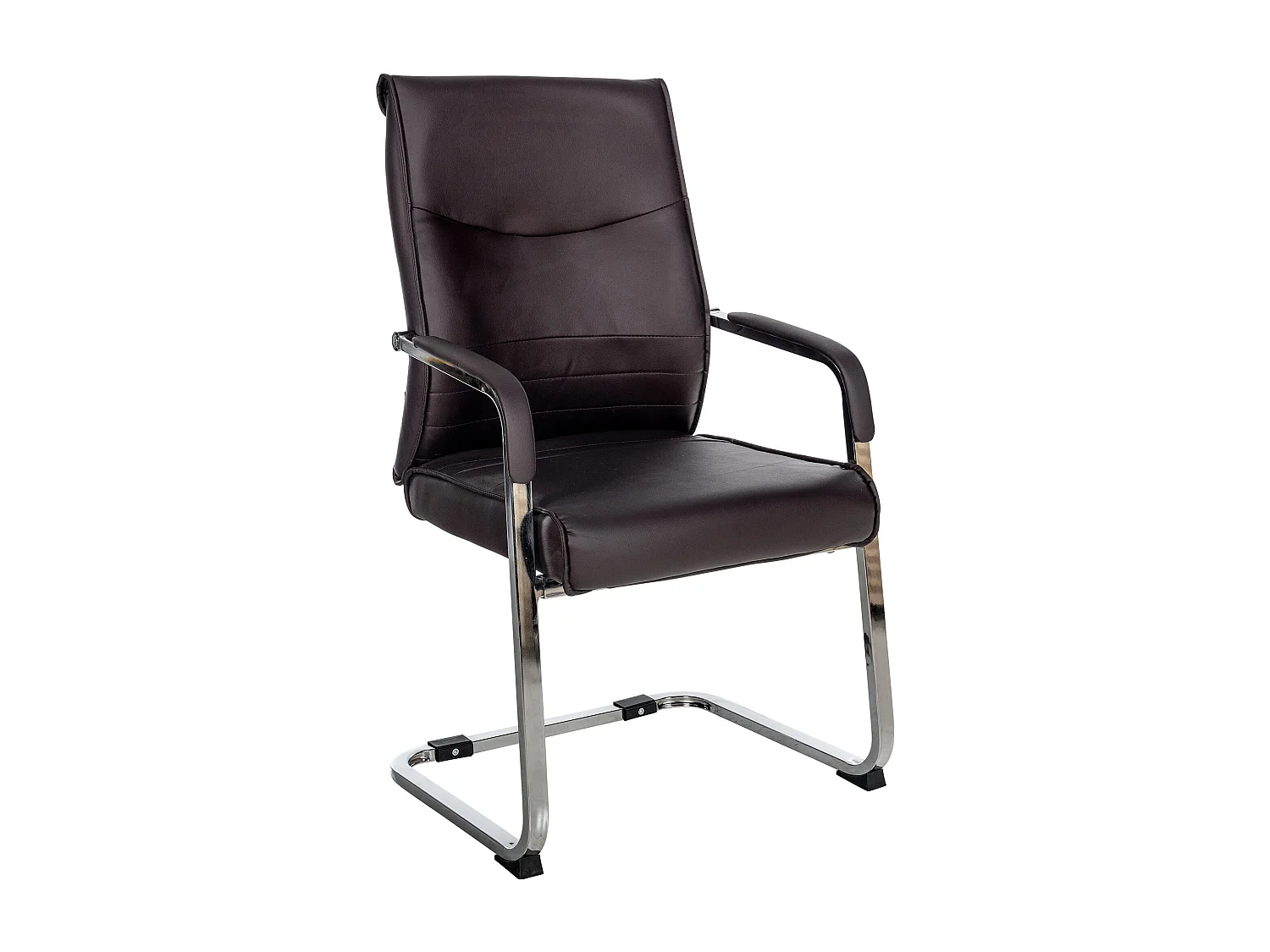 schommelstoelen - Kunstleer - bruin - Hobart