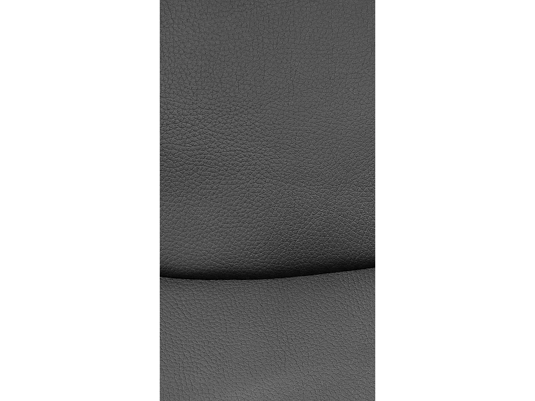 Lot de 2  chaises oscillantes - Similicuir - Noir - Hobart