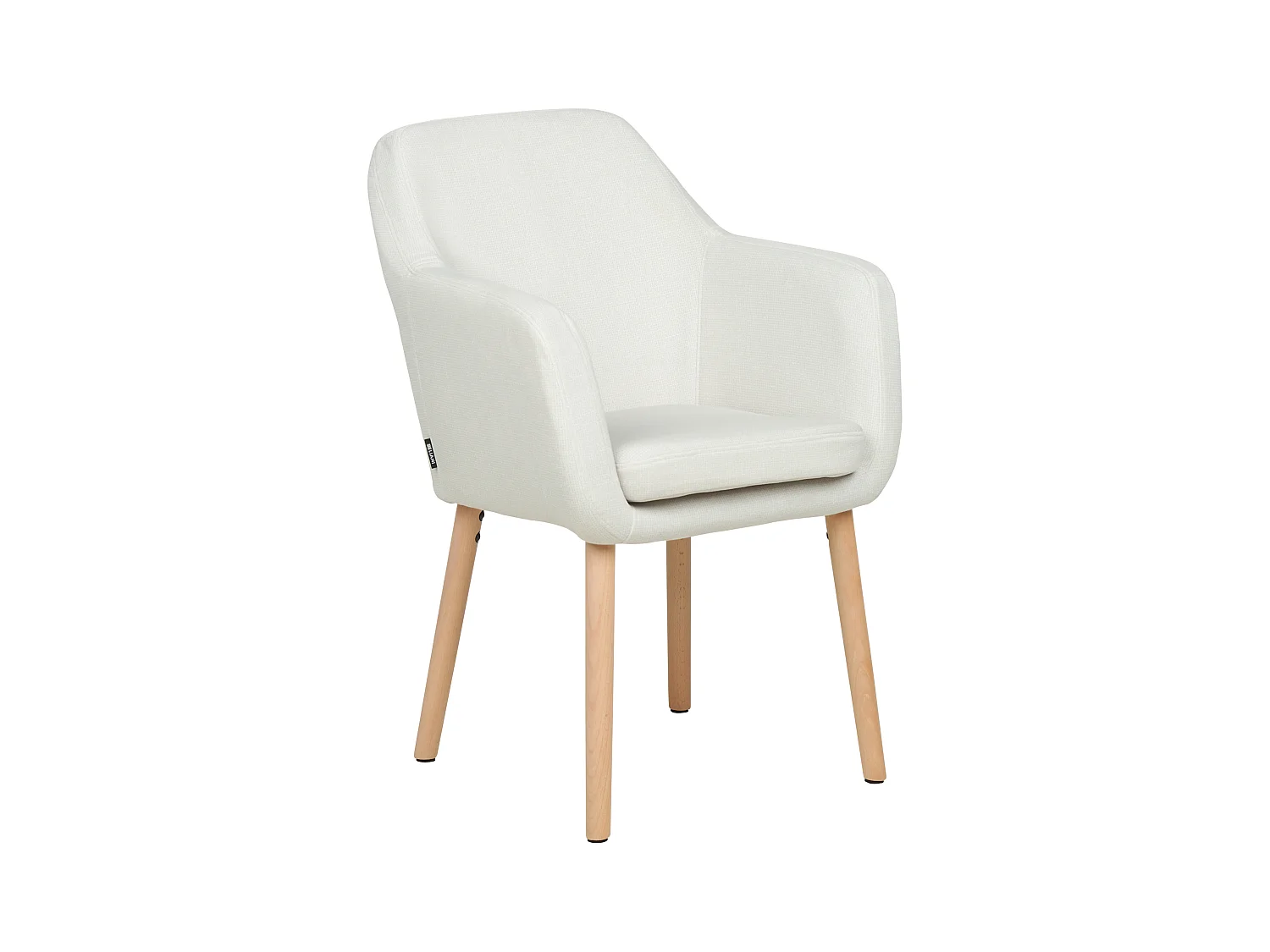 Sedia da pranzo YORKVILLE II Velluto Bianco sporco