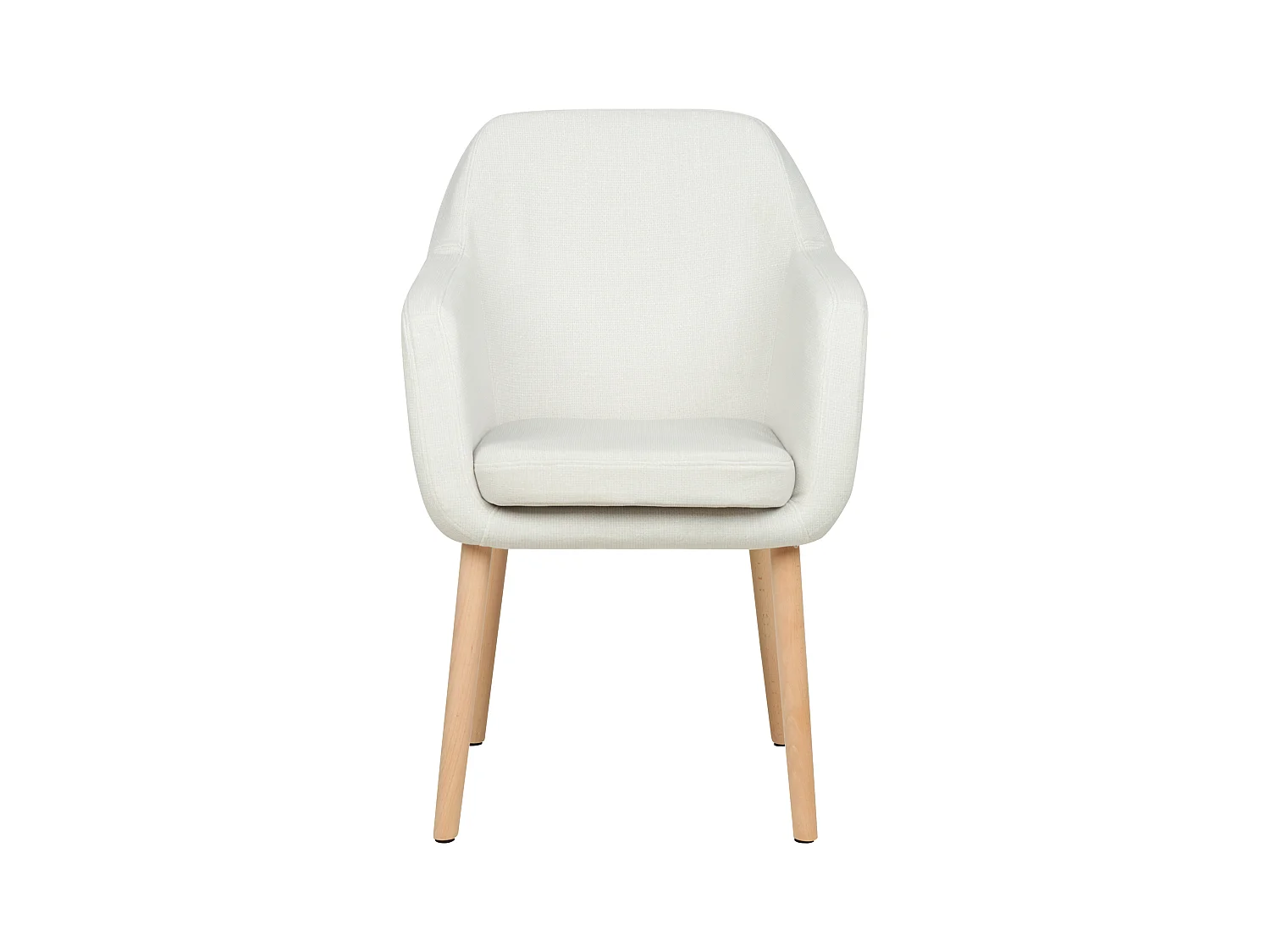 Sedia da pranzo YORKVILLE II Velluto Bianco sporco