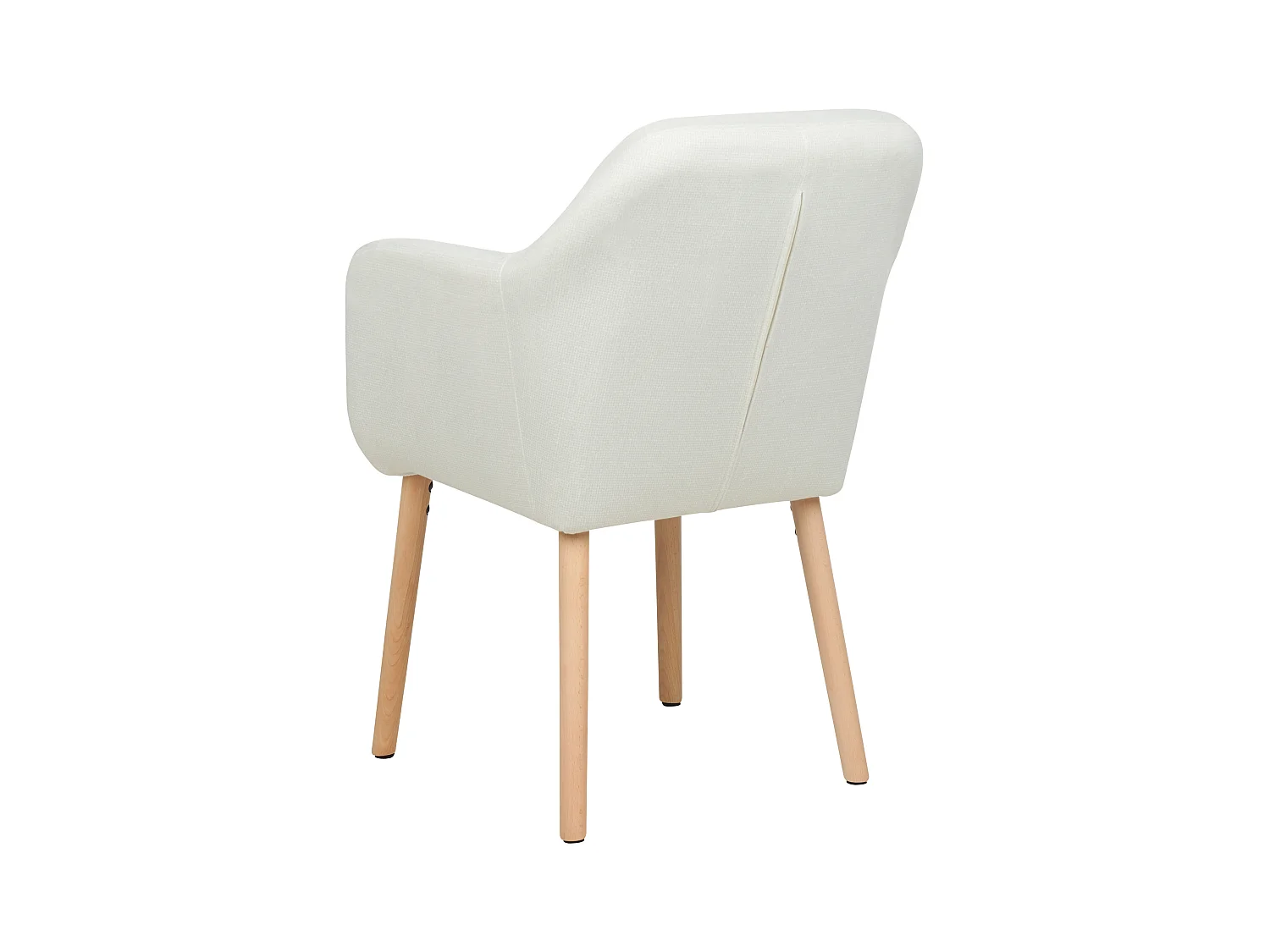 Sedia da pranzo YORKVILLE II Velluto Bianco sporco