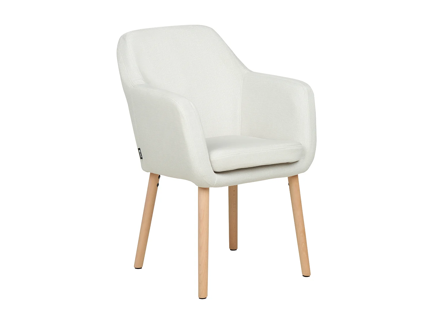 Chaise de salle à manger YORKVILLE II Velours Blanc cassé