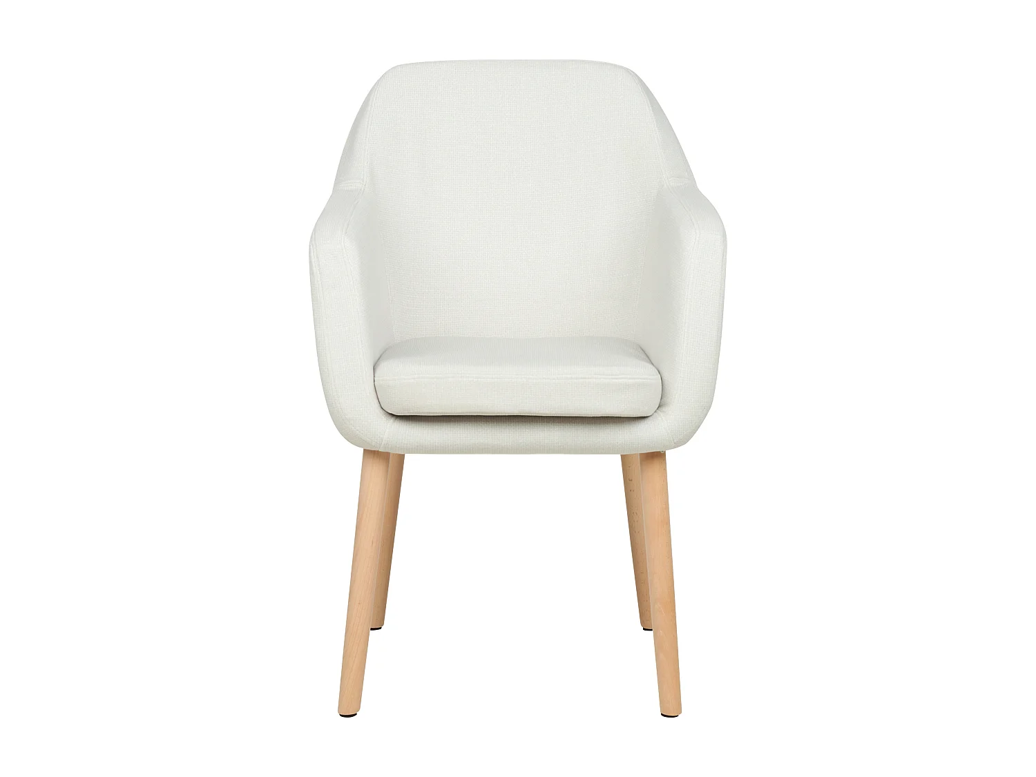 Chaise de salle à manger YORKVILLE II Velours Blanc cassé