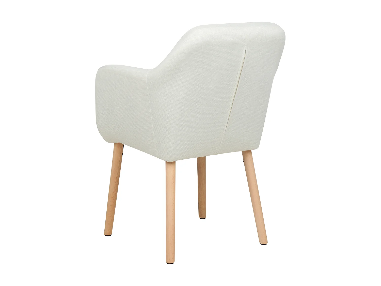 Chaise de salle à manger YORKVILLE II Velours Blanc cassé