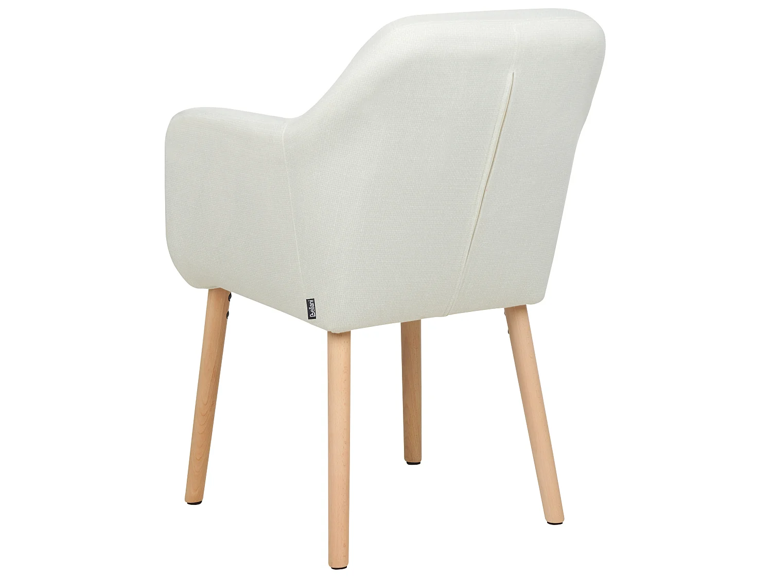 Sedia da pranzo YORKVILLE II Velluto Bianco sporco