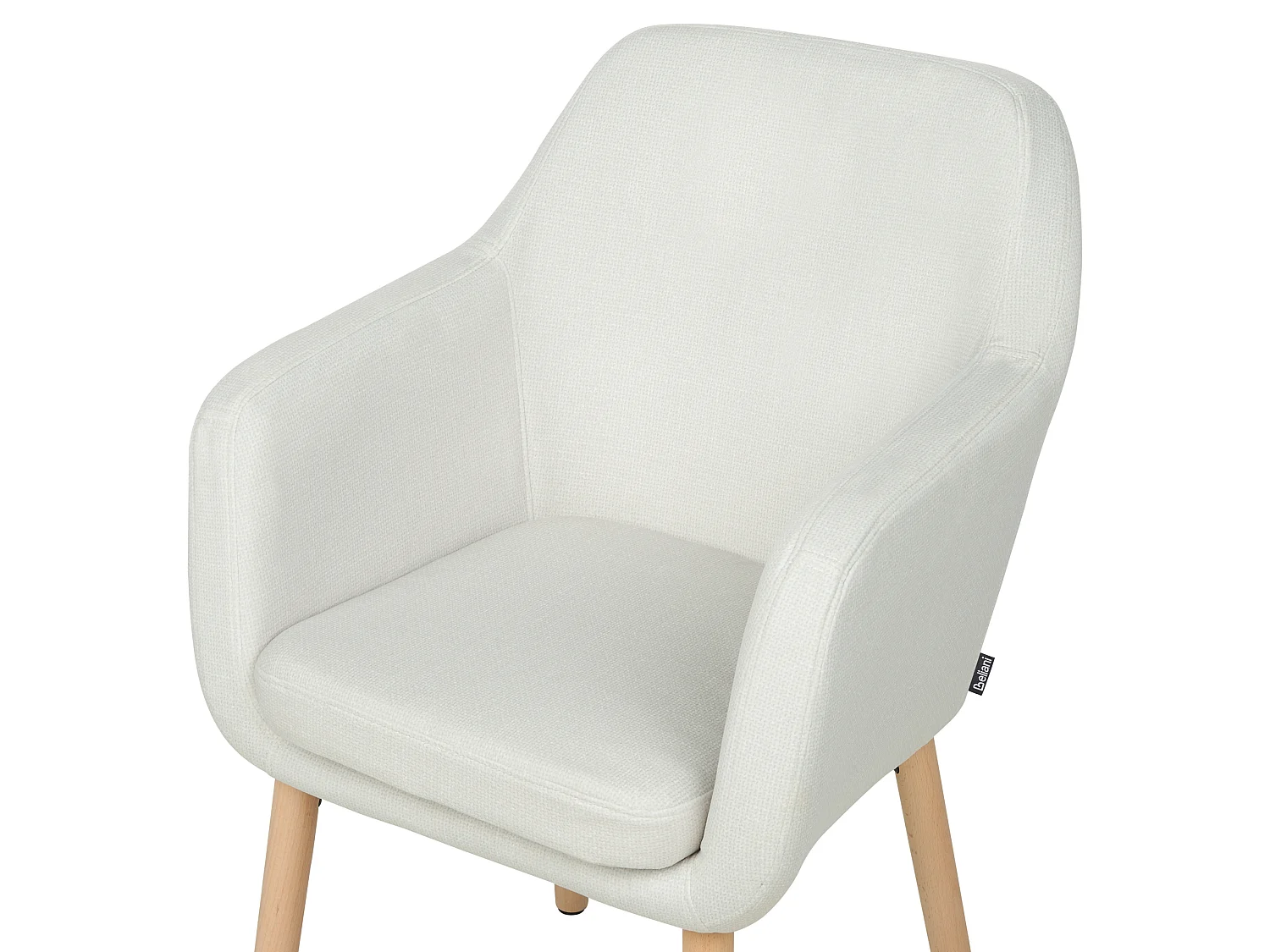 Sedia da pranzo YORKVILLE II Velluto Bianco sporco