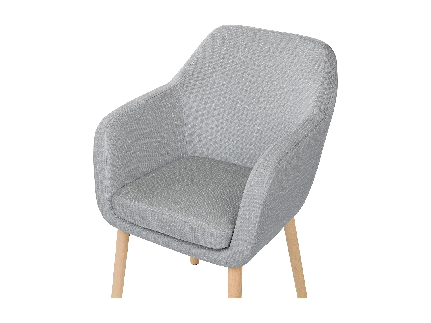 Chaise de salle à manger YORKVILLE II Velours Gris