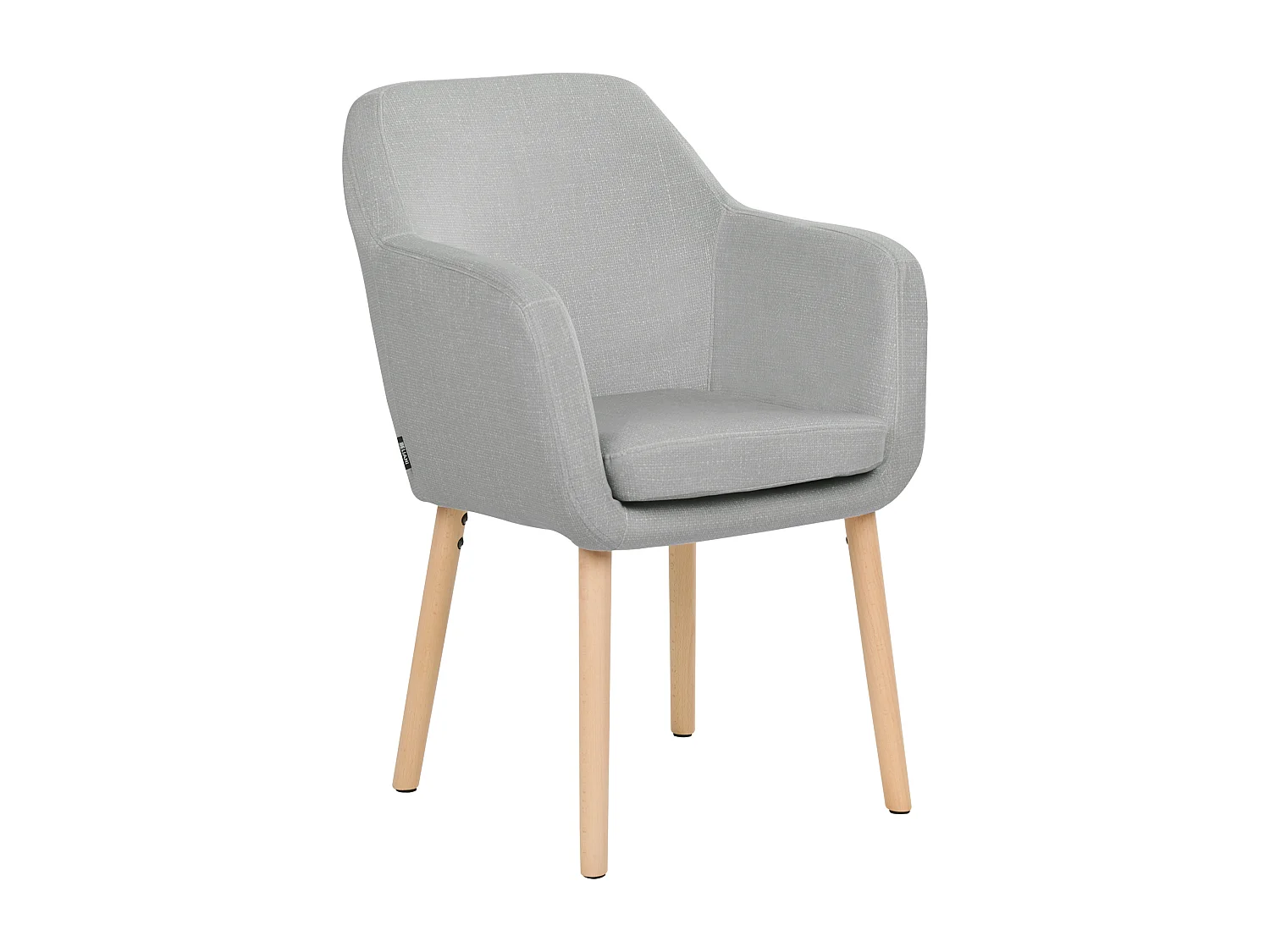 Chaise de salle à manger YORKVILLE II Velours Gris