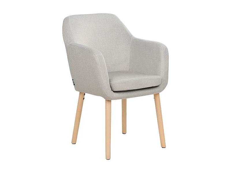 Eetkamerstoel YORKVILLE II Fluweel Taupe