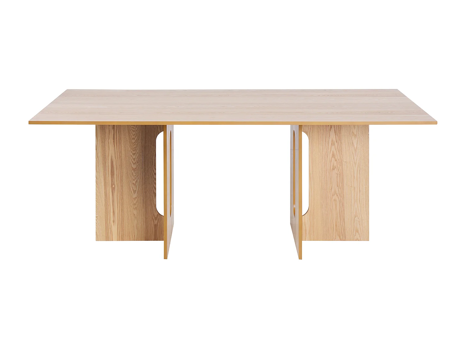 Table de repas CORAIL Frêne clair 200 cm 100 cm