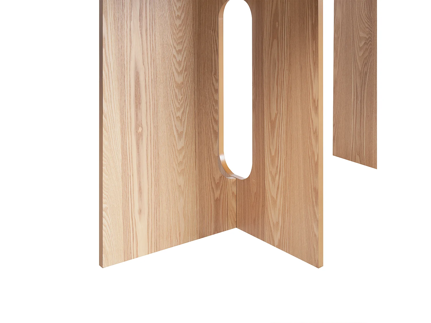 Table de repas CORAIL Frêne clair 200 cm 100 cm