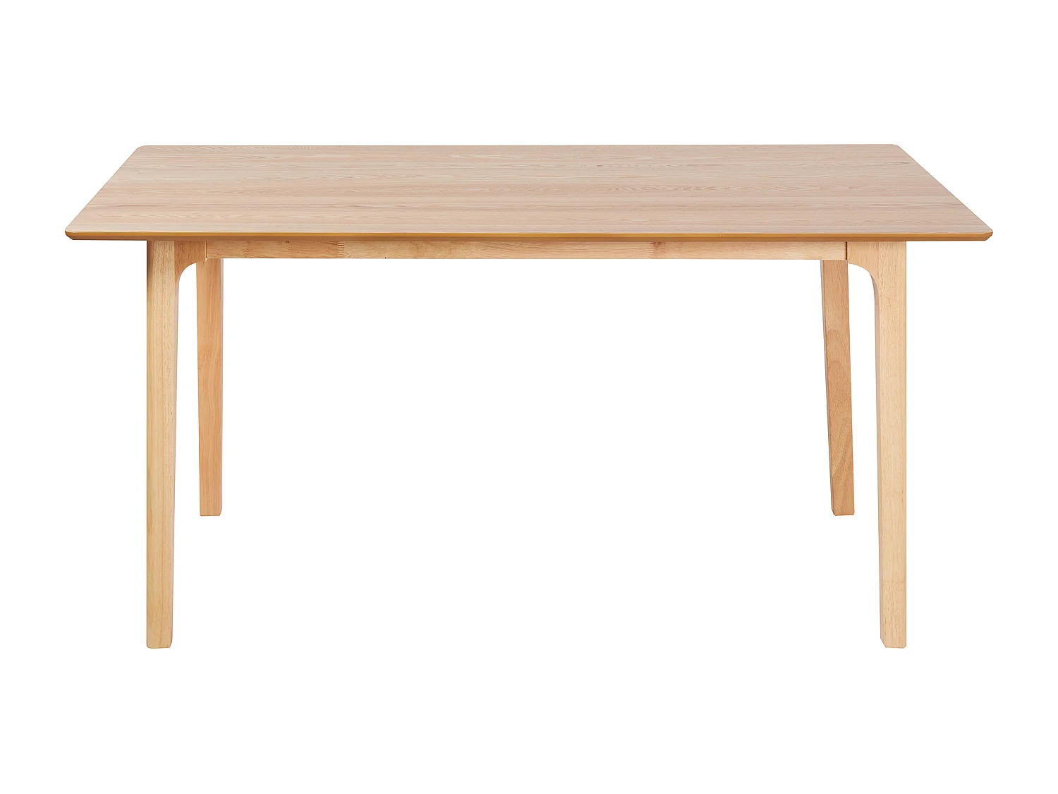 Mesa de jantar DELMAS Freixo claro 160 cm 90 cm