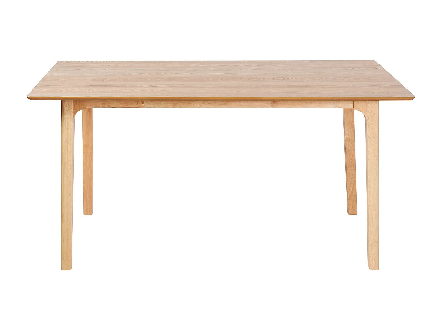 Mesa de jantar DELMAS Freixo claro 160 cm 90 cm