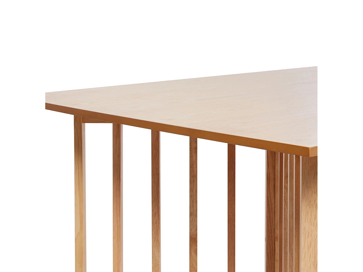 Table de repas LEANDRA Frêne clair 200 cm 100 cm