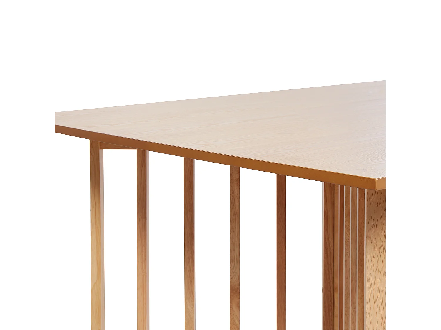 Mesa de comedor LEANDRA Fresno claro 200 cm 100 cm