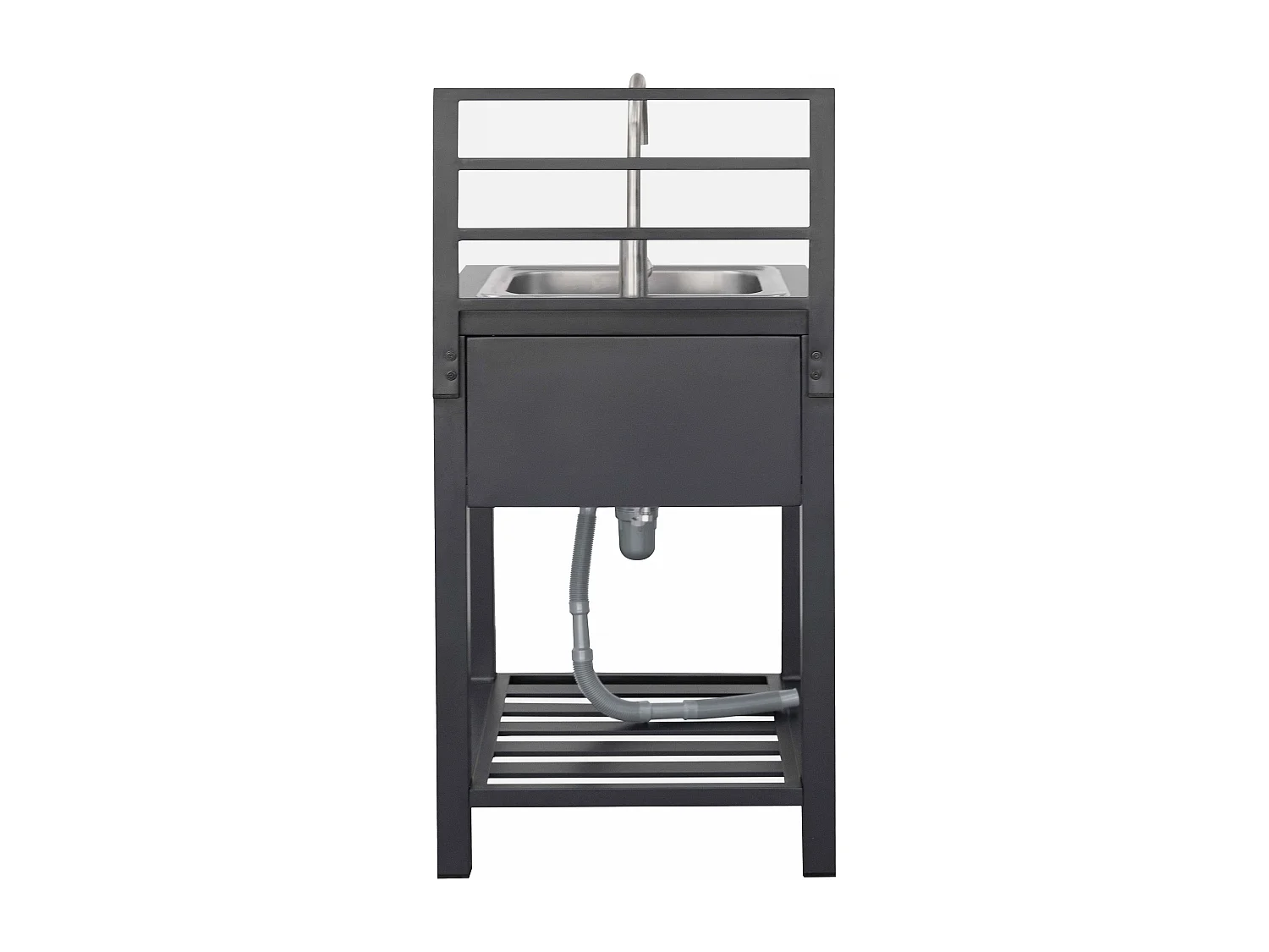 Meuble évier inox cuisine extérieure