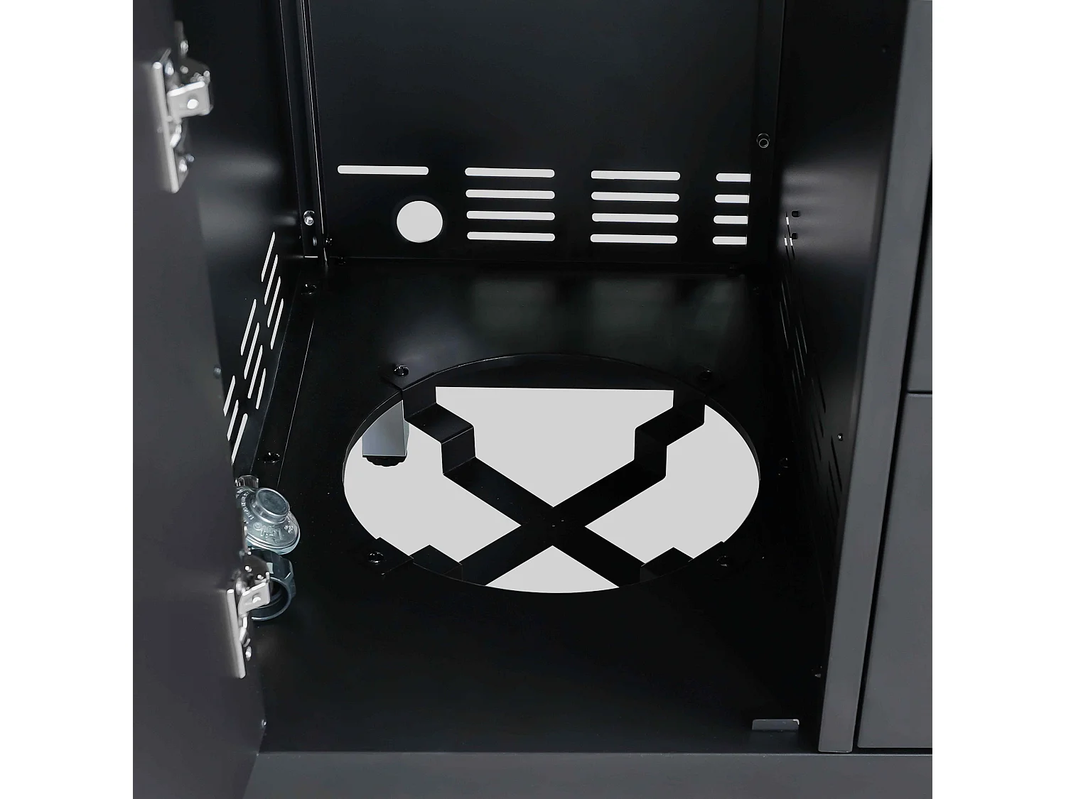 Meuble gazinière 2 brûleurs pour cuisine extérieure