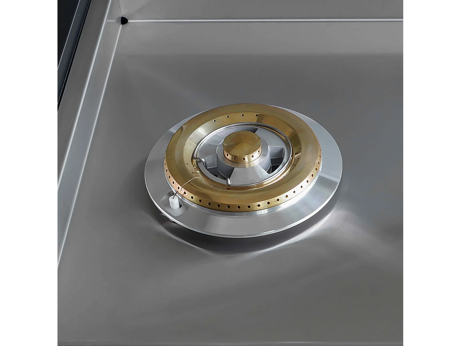 Meuble gazinière 2 brûleurs pour cuisine extérieure