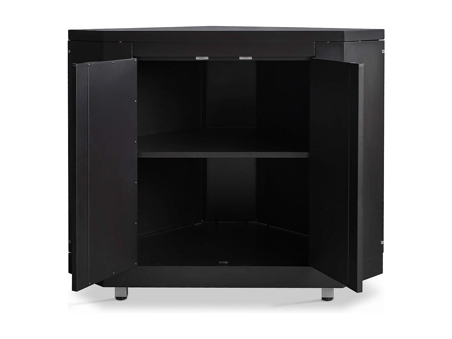 Meuble d'angle pour cuisine extérieure