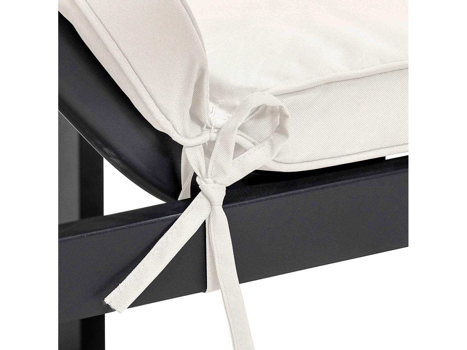 Lot de 2 coussins bain de soleil polyester écru 186 x 53 x 5 cm - Picchu