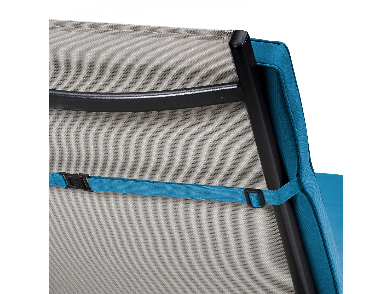 Lot 2 coussins bain de soleil polyester bleu 186 x 53 x 5 cm - Picchu