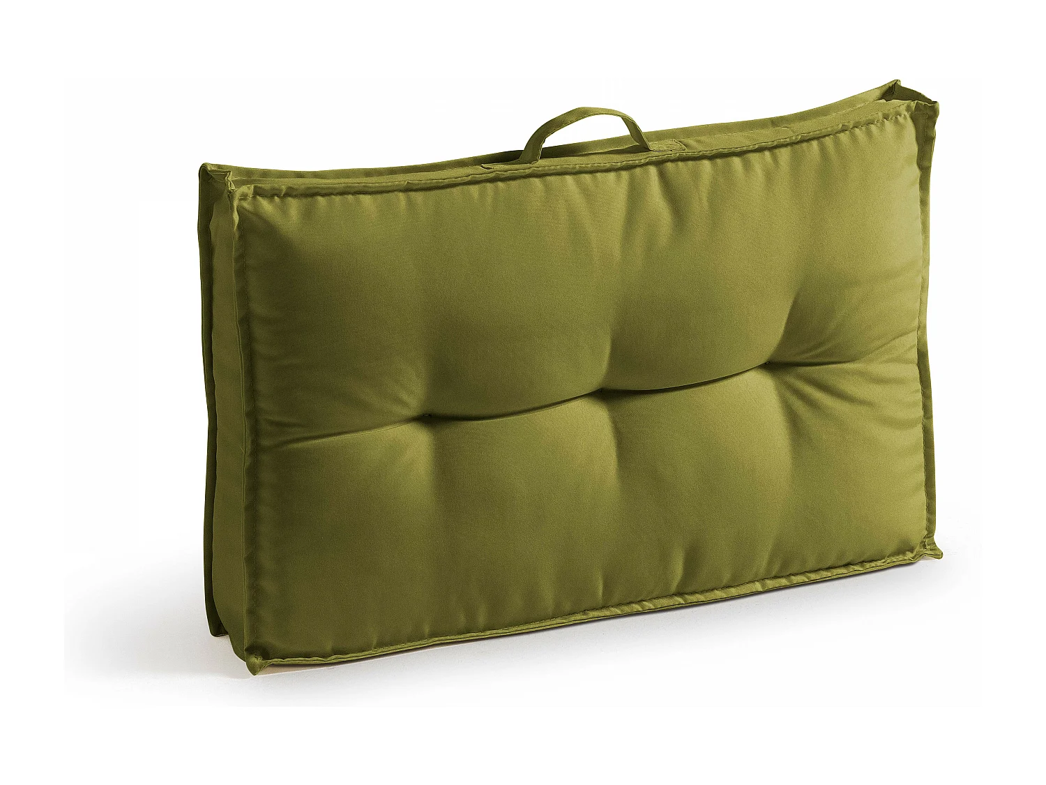 Coussins pour palette matelassés vert