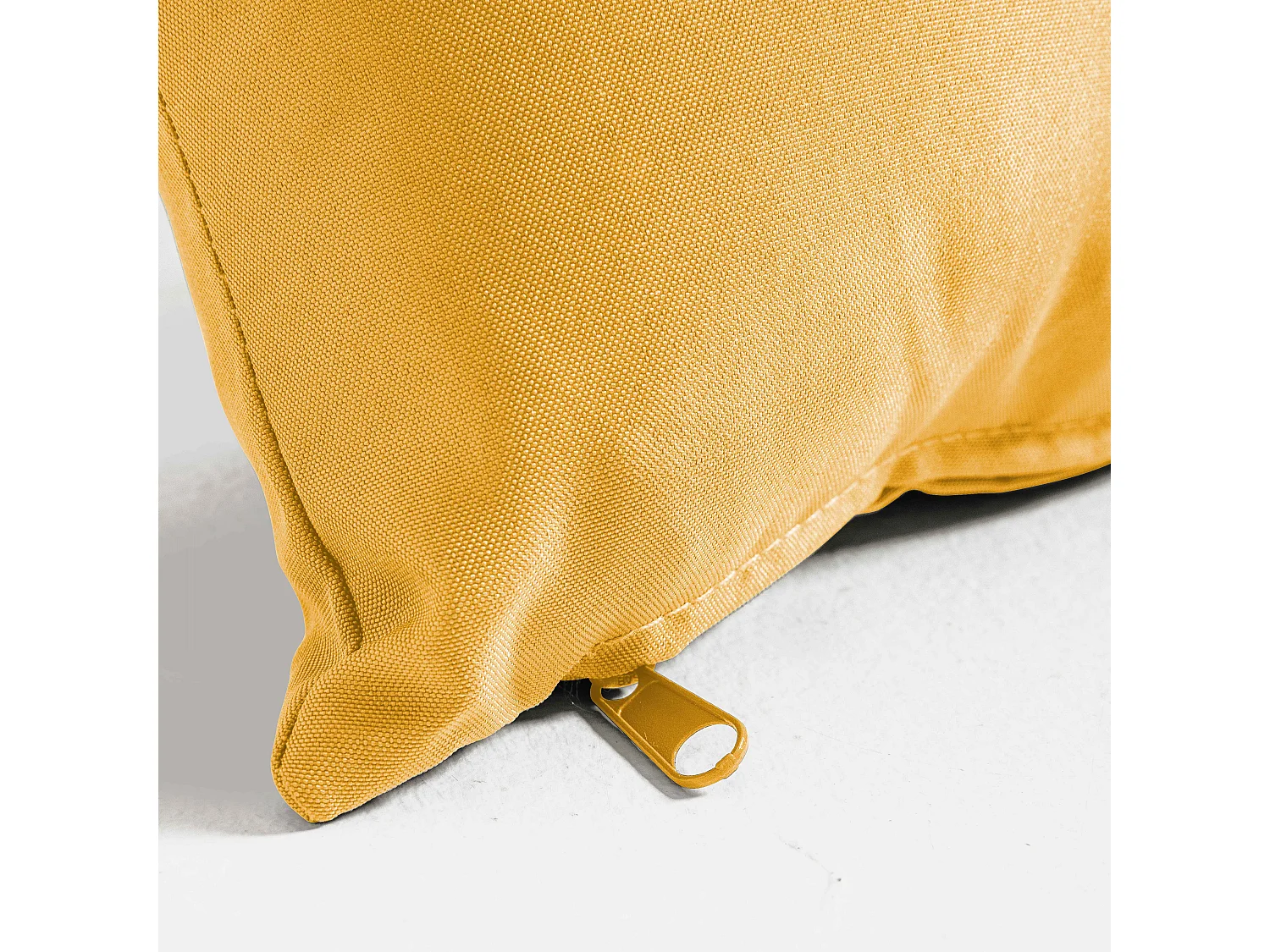 Coussins pour palette matelassés jaune
