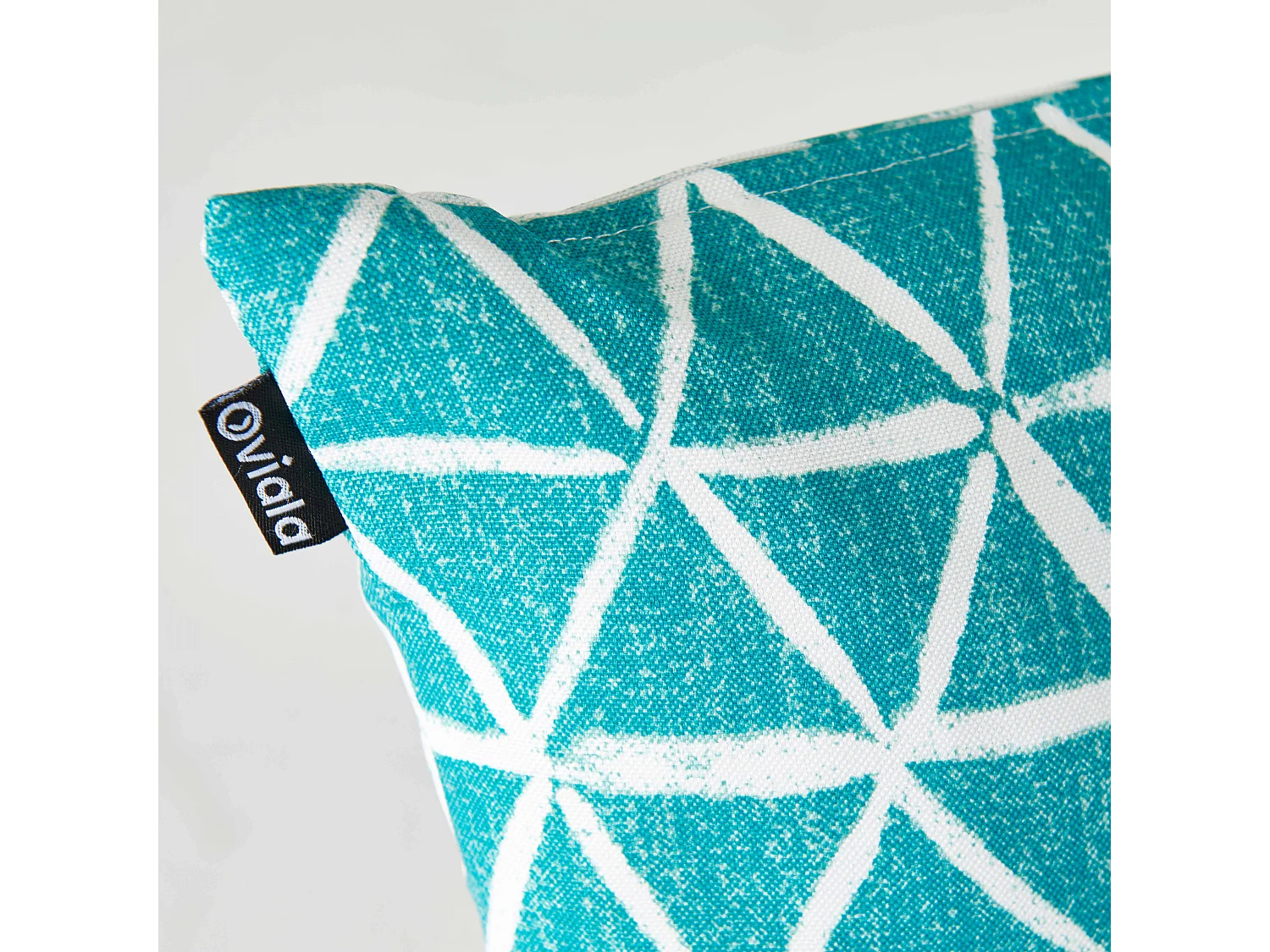 Lot de 2 petits coussins polyester vert 40 x 20 x 8 cm