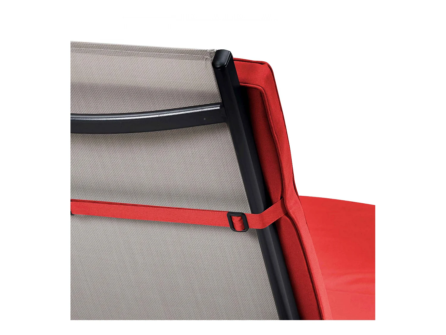 Coussin pour bain de soleil rouge 186 x 53 x 5 cm - Picchu