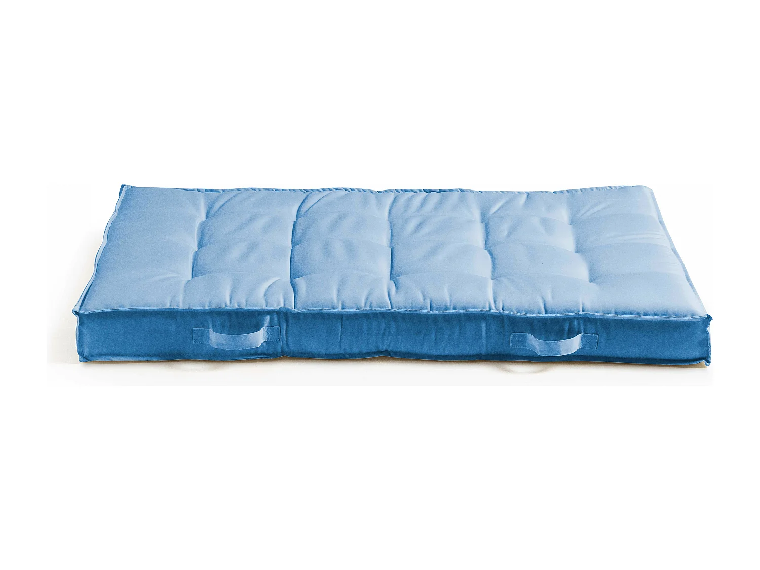 Coussins pour palette matelassés bleu