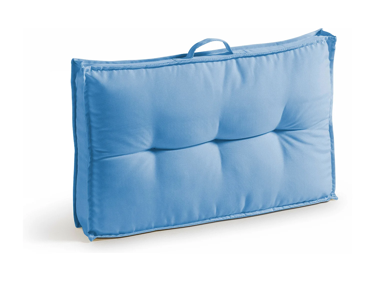Coussins pour palette matelassés bleu