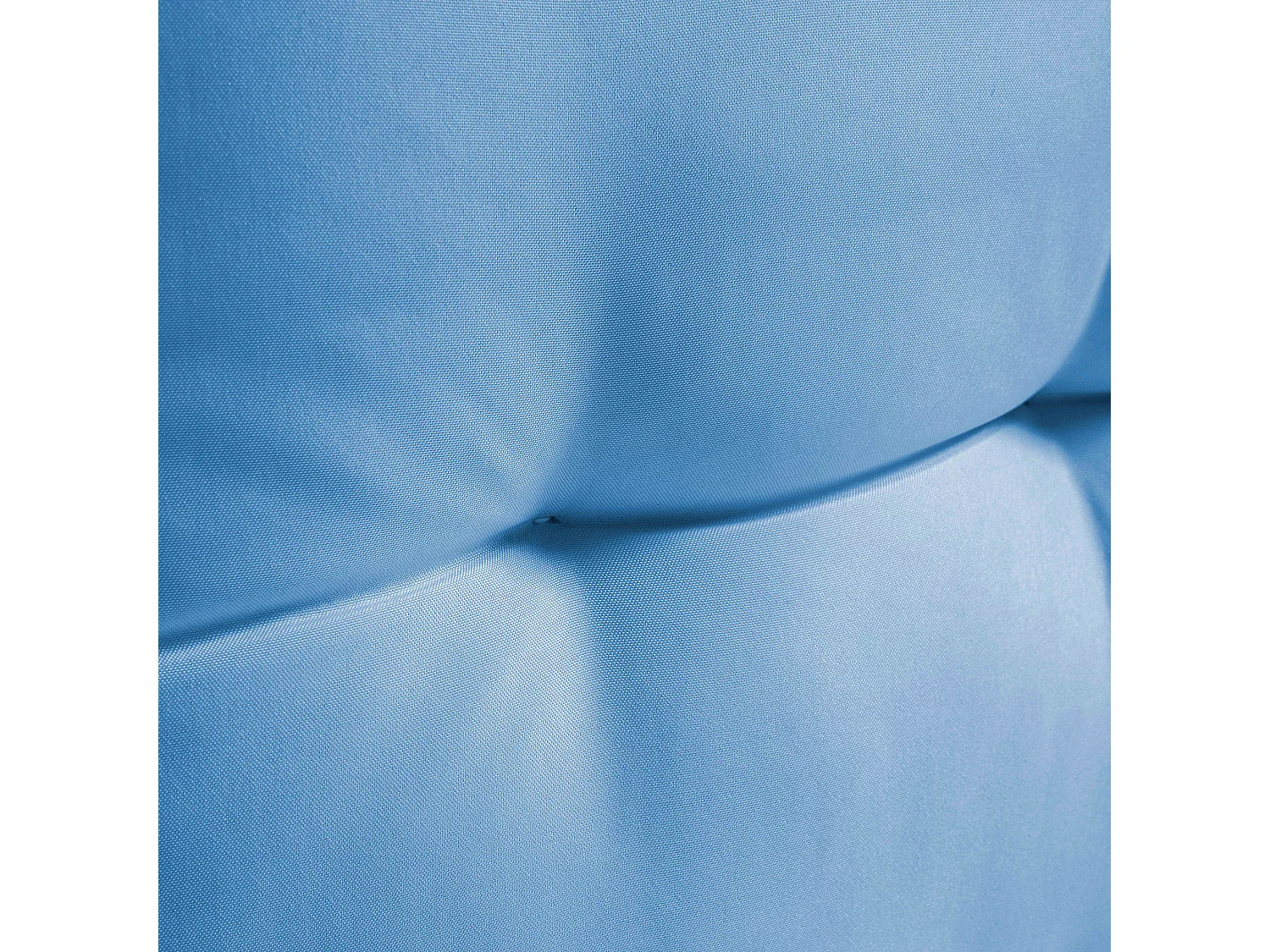 Coussins pour palette matelassés bleu