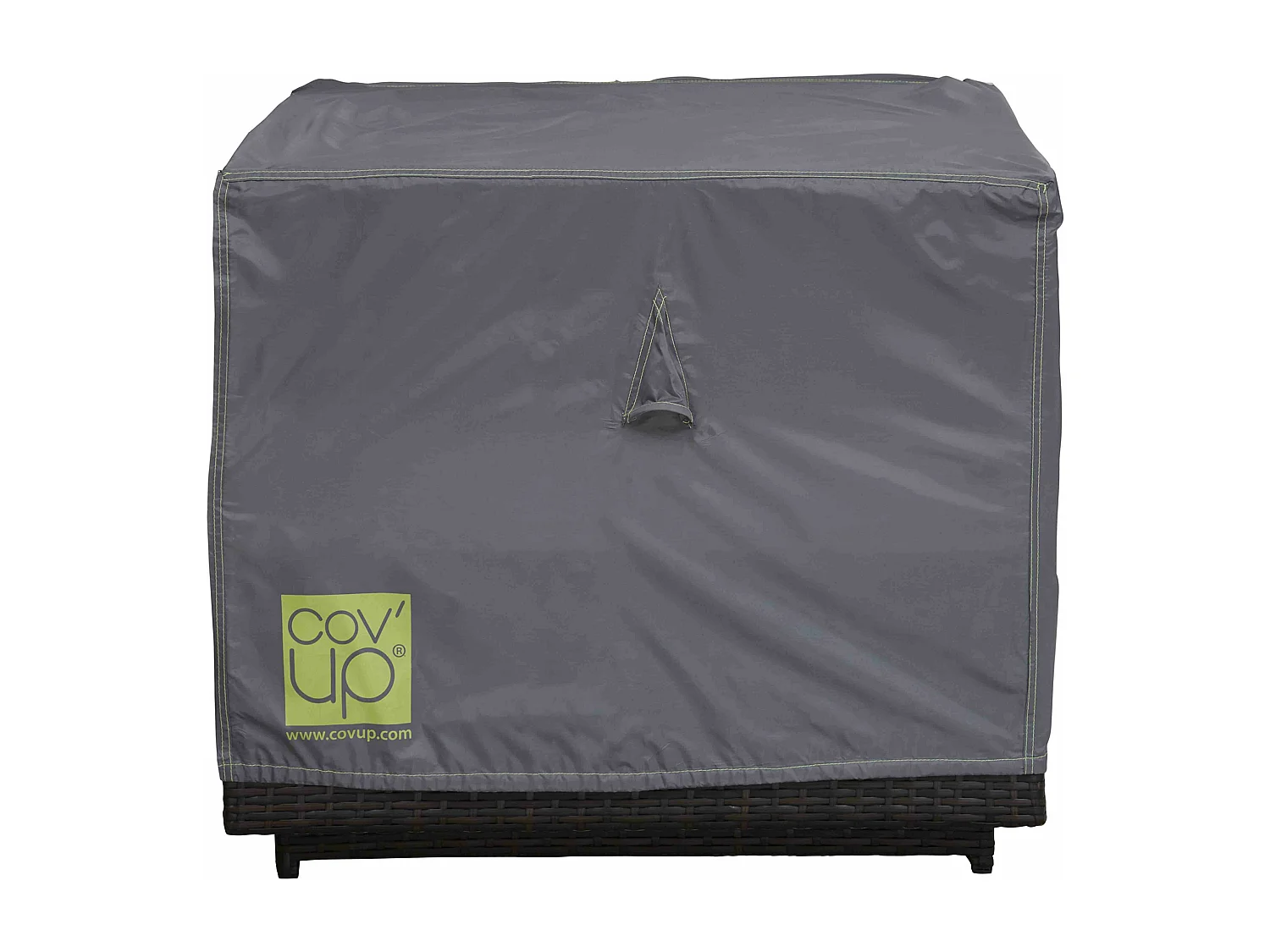 Housse de fauteuil de jardin polyester gris