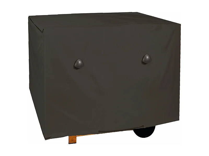 Barbecuehoes van zwart polyester