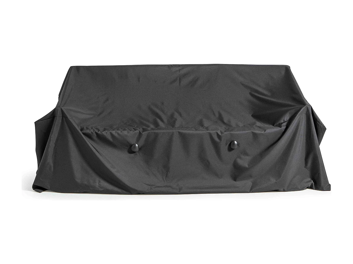 Housse de canapé extérieur 3 personnes polyester noire