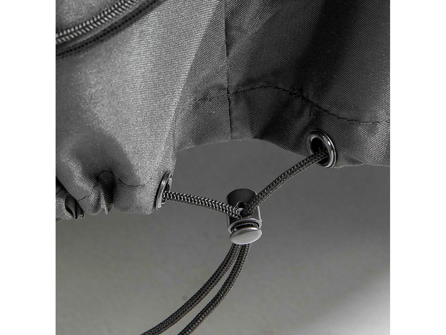 Housse de canapé extérieur 3 personnes polyester noire