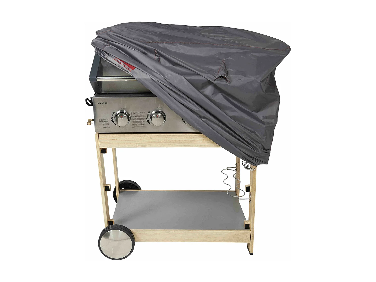Hoes voor barbecue L 102 x 46 cm, Cov'Up
