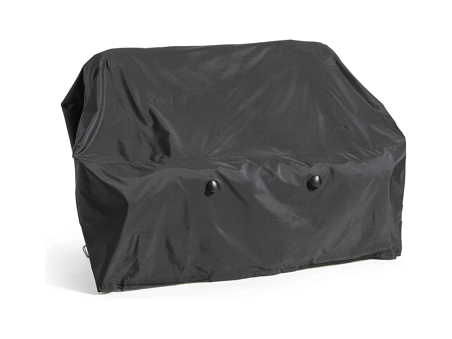 Housse de canapé extérieur 2 personnes polyester noire
