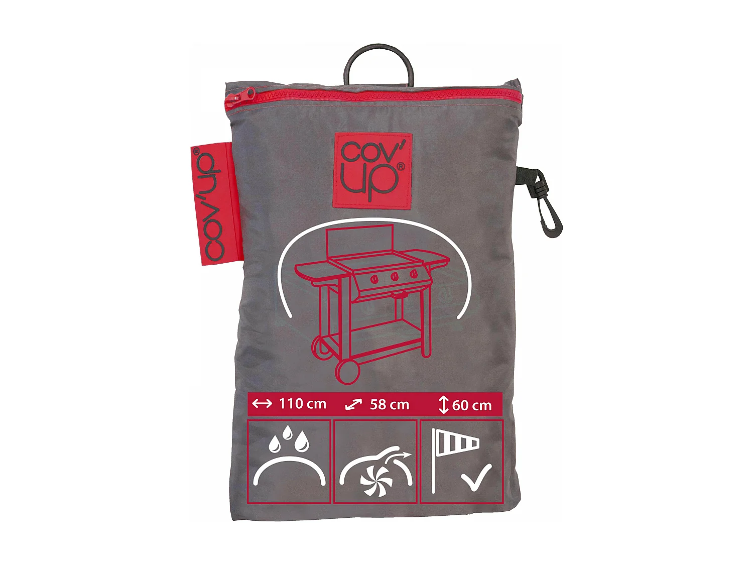 Housse de protection pour Barbecue XL 150 x 60 x 90 cm