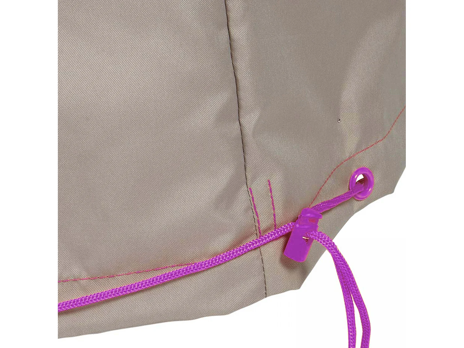 Housse de protection parasol droit 210 cm taupe