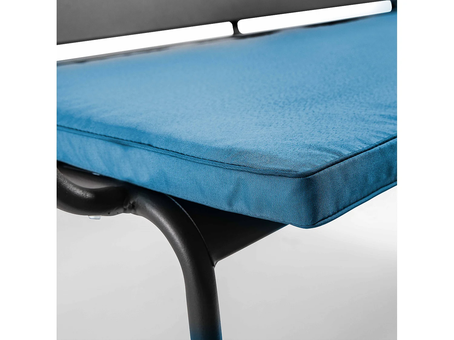 Coussin pour canapé polyester bleu pacific