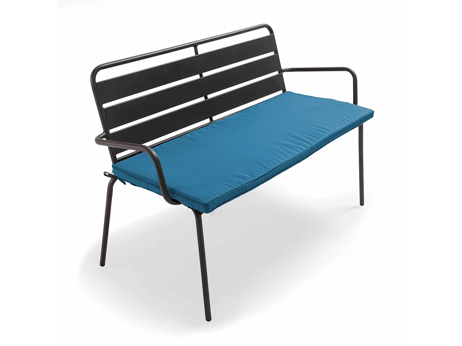 Coussin pour canapé polyester bleu pacific