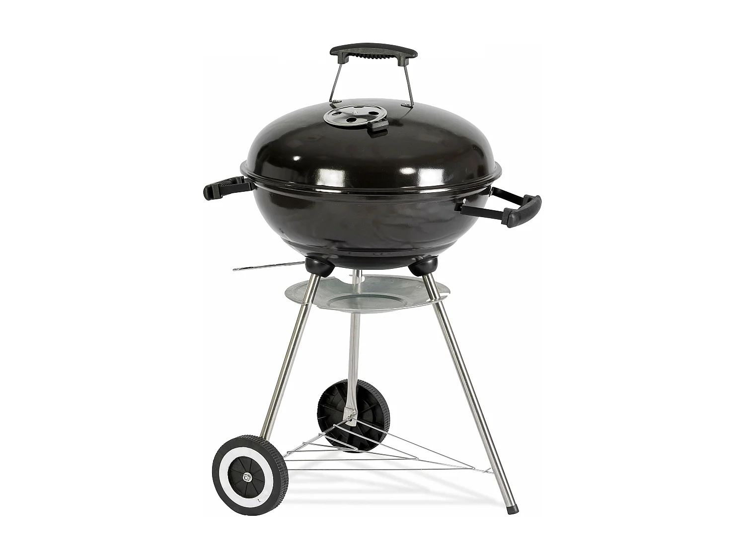 Houuse ronde m de barbecue en polyester noir