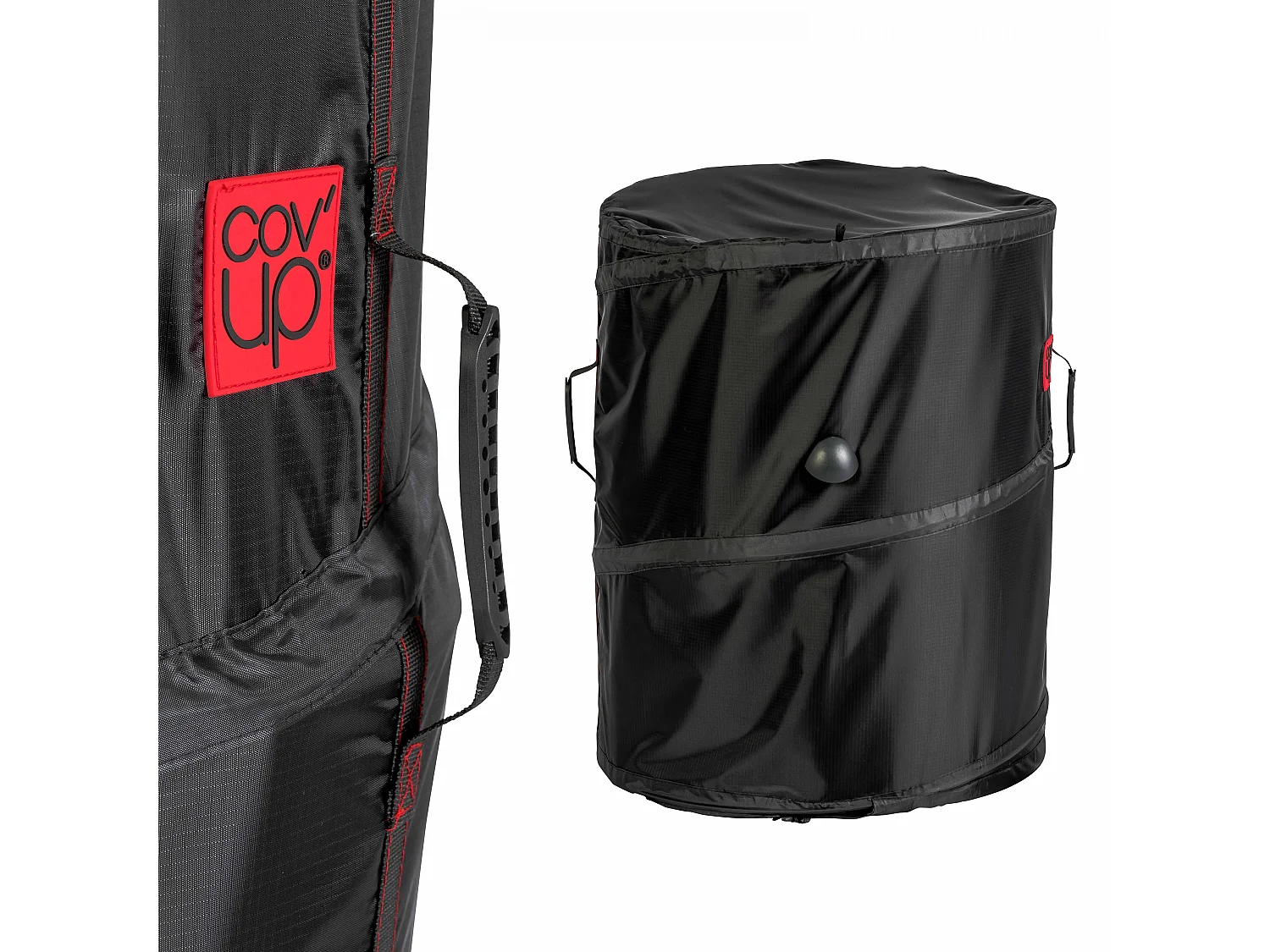 Houuse ronde m de barbecue en polyester noir