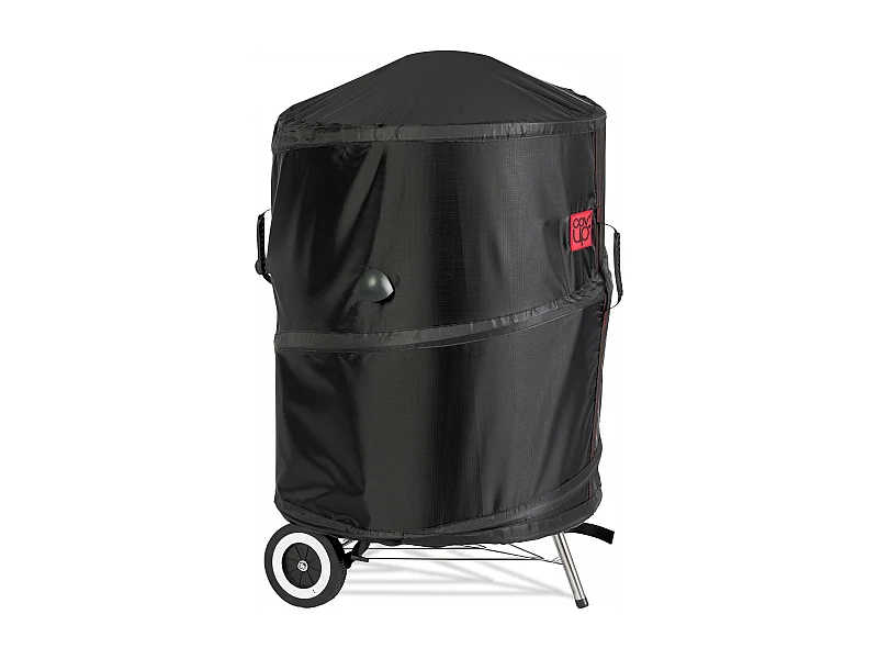 Houuse ronde m de barbecue en polyester noir