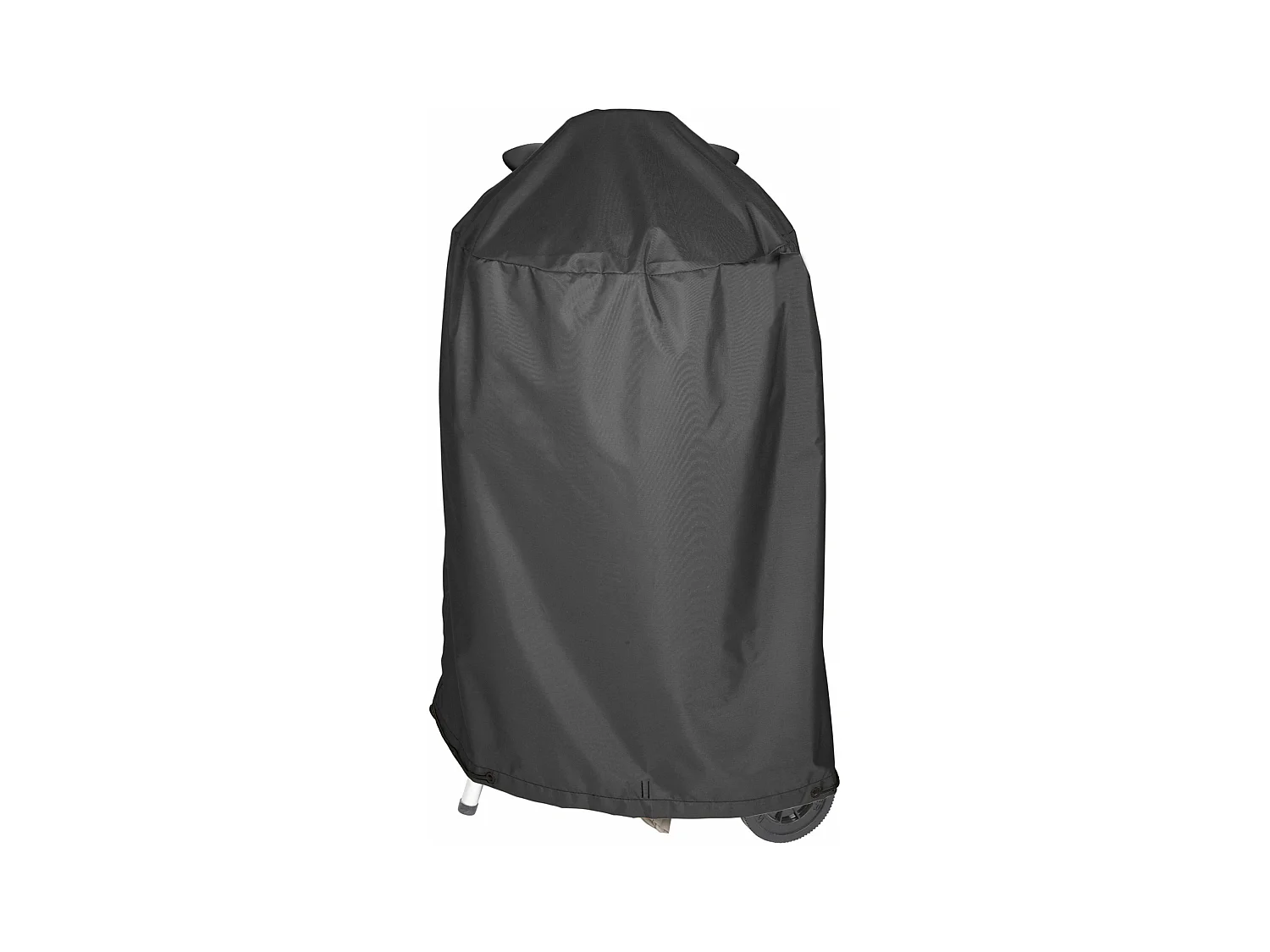 Zwarte ronde polyester barbecuehoes